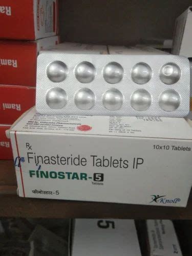 Finasteride 5mg Tablet Packaging Size 10 Tab Per Strip At Rs 182