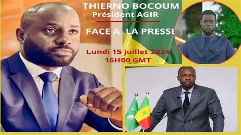 Direct Point De Presse By Thierno Bocoum Sur La Sortie Diomay Faye