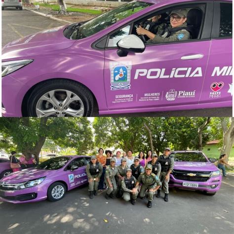 Patrulha Maria da Penha recebe viaturas Lilás para combater violência