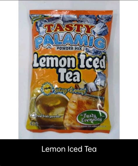 TASTY LEMON ICED TEA PALAMIG 500g POWDER MIX Lazada PH