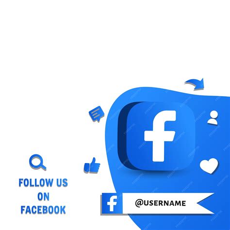 Premium Vector | Blue facebook label with icons around in vector illustration