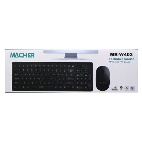 خرید کیبورد و موس بی سیم Macher MR W403 تکنوسان