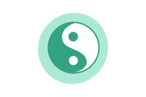 Yoga Meditation Icon Highlight Cover Yin Yang Svg Cut File By Creative