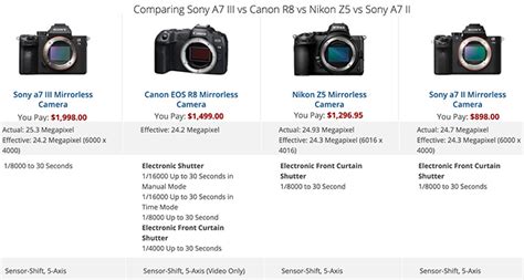 Comparing The New Canon R8 With The Sony A7iii And A7ii Sonyalpharumors