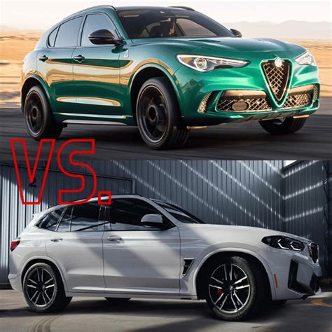 2023 Alfa Romeo Stelvio Quadrifoglio Vs 2023 BMW X3 M In Colorado