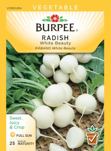 Burpee White Beauty Radish Seeds, 1 Count - Kroger