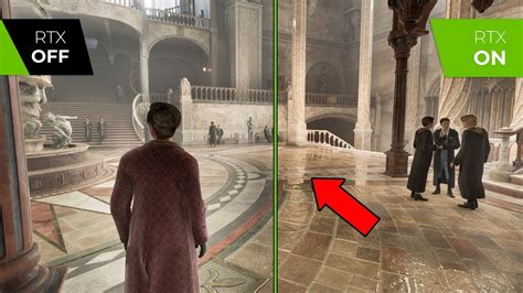 Hogwarts Legacy Ray Tracing On Off Comparison Rtx Youtube