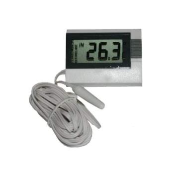 Tfa Dostmann Digitales Thermometer Wei Mit Kabelf Hler