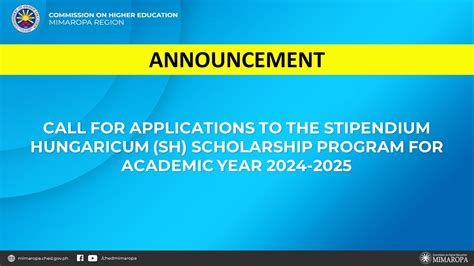 Call For Applications To The Stipendium Hungaricum Sh Scholarship