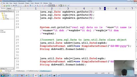 31 Advanced Java Tutorial Jdbc Retrieve Sql Date Values From