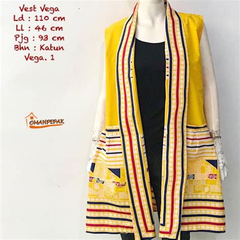 Jual Vest Batik Rompi Batik Vest Batik Solo Rompi Batik Klasik Vest