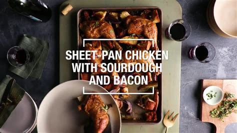 Food Hq On Twitter Rt Foodandwine Sheet Pan Chicken With Sourdough