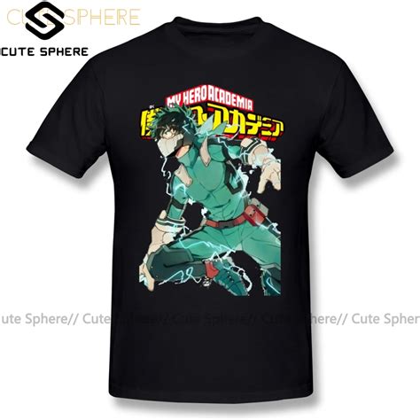 Deku T Shirt Deku Full Cowl My Hero Academia T Shirt Awesome Basic Tee Shirt 100 Percent Cotton