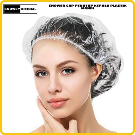 Jual MEDAN MURAH SHOWER CAP SEKALI PAKAI PENUTUP KEPALA MANDI