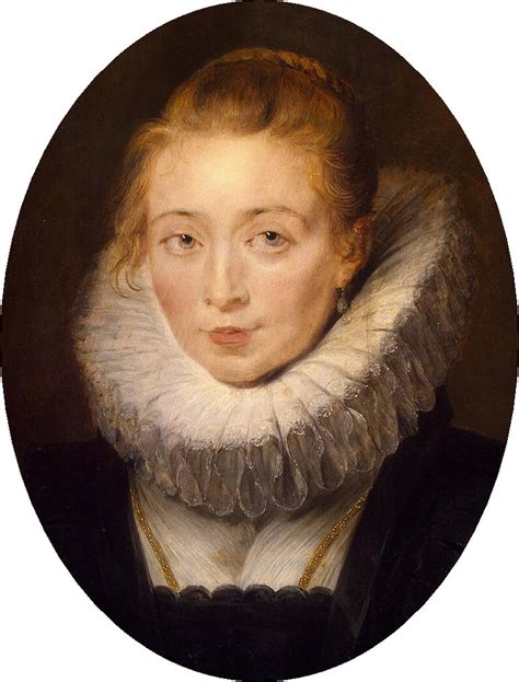 Peter Paul Rubens Portrait Of Lady In Waiting To The Infanta Isabella