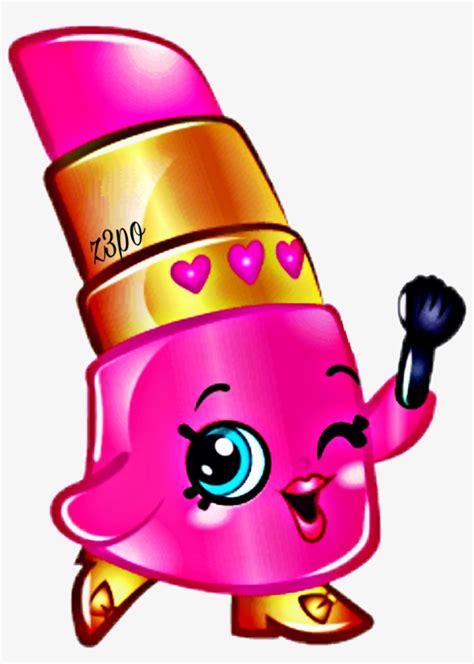 Shopkins Character Png Shopkins Lippy Lips Png Image Transparent