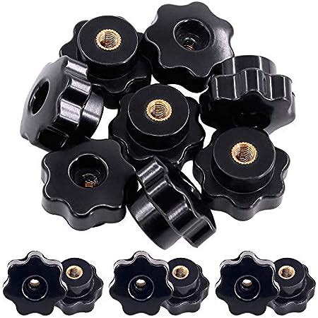 Amazon Swpeet Pcs M Star Knob Female Thread Nut Clamping Knob