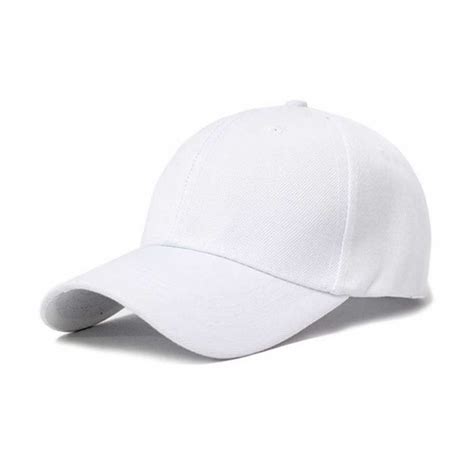 Plain White Baseball Hat Men Women Unisex Black And White Plain Cap Black Cap Daraz Lk