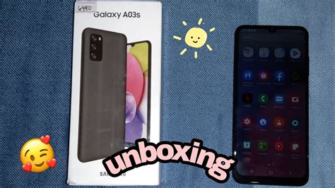 Unboxing Samsung Galaxy A03s ♡ Youtube