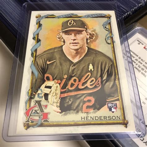 Topps Allen Ginter Gunnar Henderson Rc Topps