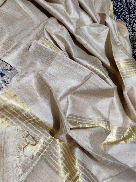 Buy Tussar Silk Sarees Online In India Loomfolks