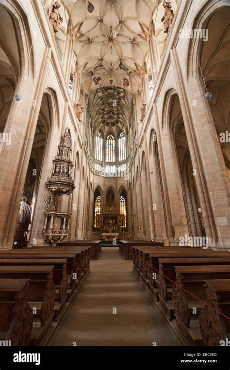 The Interior Of The UNESCO St Barbara Church In Kutna Hora Czech