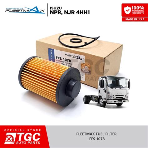 Fleetmax Fuel Filter For Isuzu Npr Njr Hh Ffs Pc Shopee