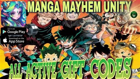 Manga Mayhem Unity All Active Gift Codes Anime Warriors Clash Anime