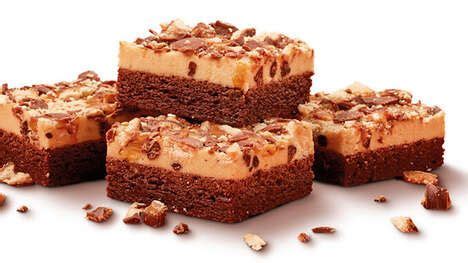 Candy Bar-Topped Dessert Brownies : Little Caesars Cookie Dough Brownie