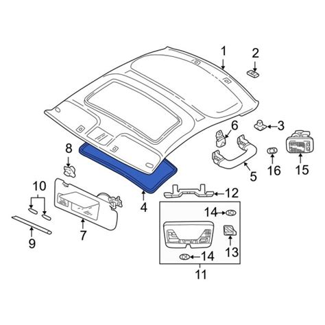 Volvo OE 9193484 Sunroof Opening Trim