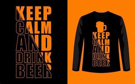 Premium Vector Keep Calm And Drink Beer