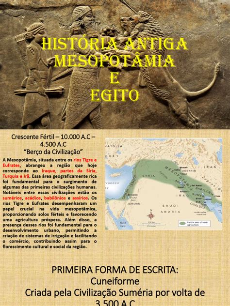 Antigo Egito E Mesopotamia - Mesopotâmia e Egito: Berço da Civilização | PDF | Mesopotâmia | Antigo ...