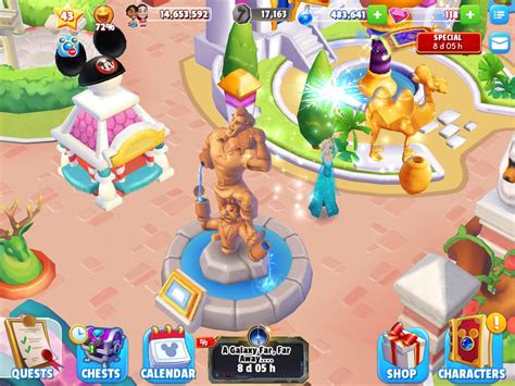 Elsa in the Disney Magic Kingdoms game | Disney magic kingdom, Magic ...