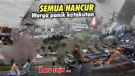 Baru Saja Badai Angin Dahsyat Sapu Kota Bandung Semua Hancur Warga