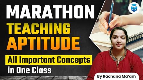 UGC NET JRF 2022 23 Marathon Teaching Aptitude By Rachana Mam All