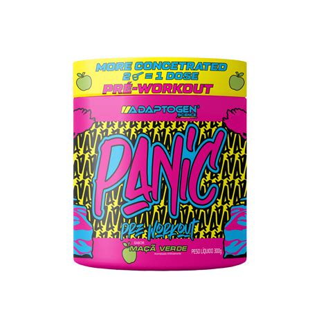 Panic Pré treino Super Concentrado 300g Adaptogen Science