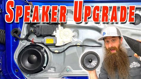 How To Replace And Upgrade Car Speakers Remove Rivets Custom Mounts