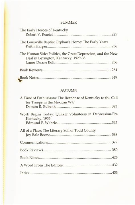 THE REGISTER OF THE KENTUCKY HISTORICAL SOCIETY Autumn 1992 Vol. 90, No ...