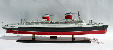 Ss United States Ocean Liner Handcrafted Ship Model 34 Scale 1350