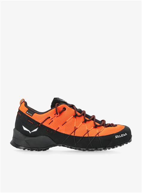 Zustiegschuhe Herren Salewa Wildfire Gtx Fluo Orange Black