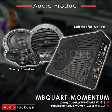 Jual Paket Audio II Speaker 2 Way Subwoofer Kolong DSP Speaker Mb