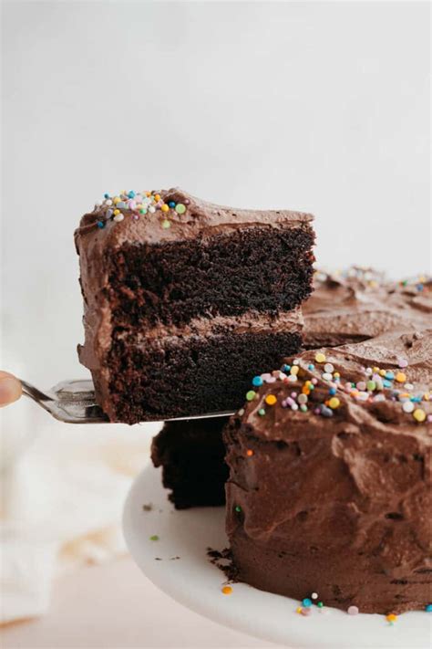 Chocolate Cake with Cream Cheese Frosting - Alpine Ella