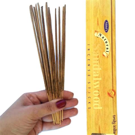 Incenso Natural Sandalwood Incense Sticks Nikhils