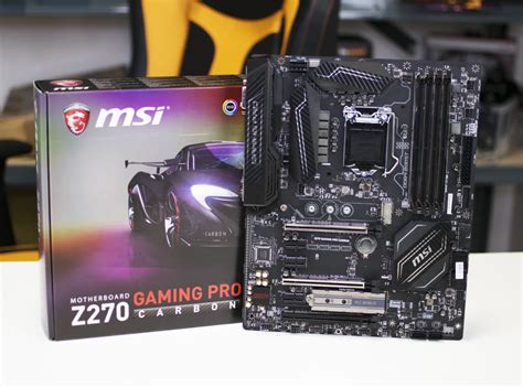 MSI Z270 GAMING PRO CARBON Motherboard Review Play3r