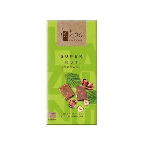 IChoc Supernut Chocolate Bar Vegan The Full English Company