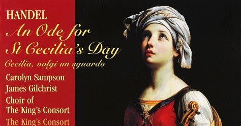 Makdelart Classique Handel An Ode For St Cecilia S Day Cecilia