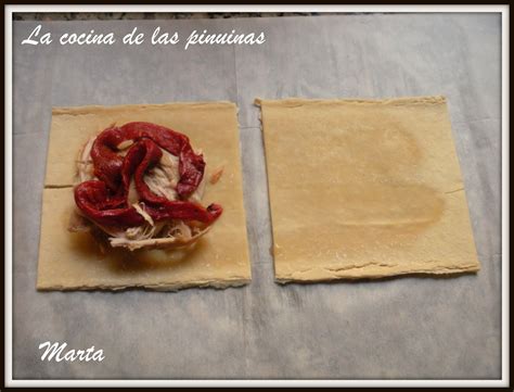 LA COCINA DE LAS PINUINAS Cuadradito Relleno De Pollo Y Queso De