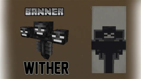 Minecraftbanner De Wither Tutorialbanners O Estandartes Para