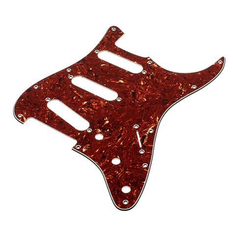 S Type Red Tortoise Pickguard Charles Guitars