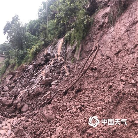 持续强降水导致云南绥江多地山体滑坡 图片 中国天气网